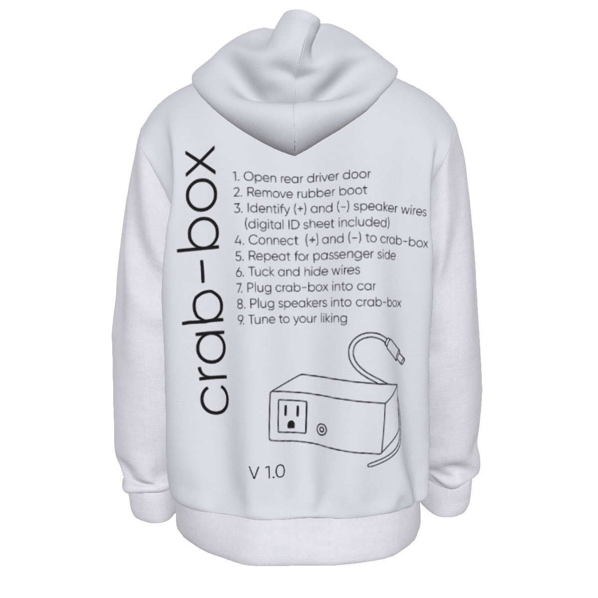 ca(r)paX hoodie - Founder's Edition (white)